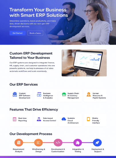 Best ERP Software Development Company in Hyderabad